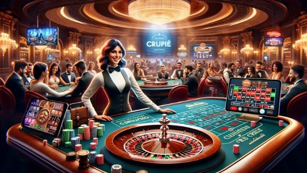 Trò chơi nổ hũ với biểu tượng slot sắc nét trên nền digital
