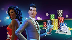 Trò chơi Bingo trực tuyến với bảng số và thẻ xúc xắc